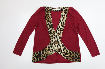 SheIn  Womens Purple   Basic Blouse Size L