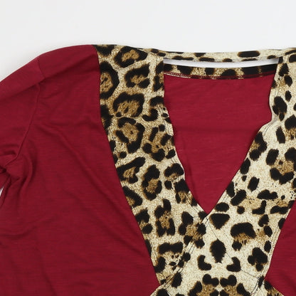 SheIn  Womens Purple   Basic Blouse Size L