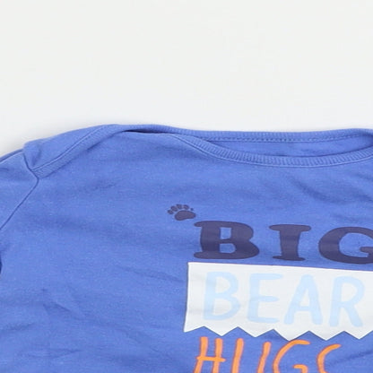 F&F  Boys Blue   Basic T-Shirt Size 3-6 Months