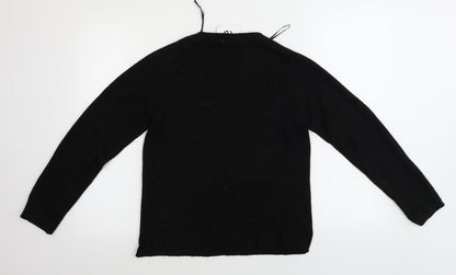 Sybilla  Womens Black   Pullover Jumper Size M