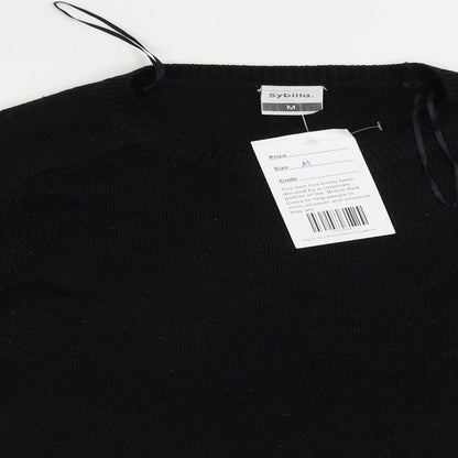 Sybilla  Womens Black   Pullover Jumper Size M