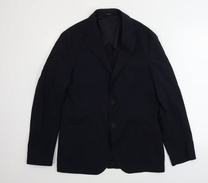 Womens UK Size 10 Preworn Regular Blue Blazer