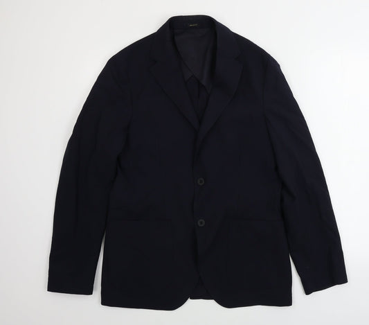 Womens UK Size 10 Preworn Regular Blue Blazer