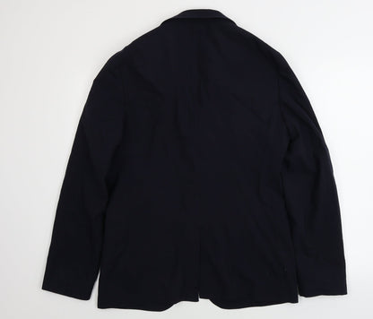Womens UK Size 10 Preworn Regular Blue Blazer