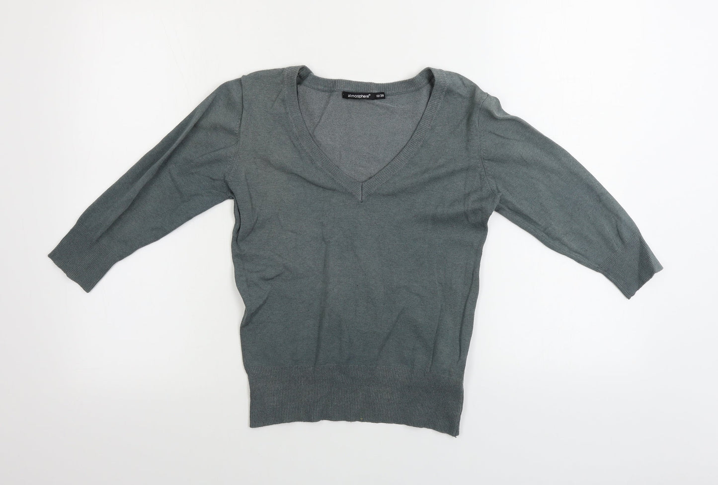Womens UK Size 10 Atmosphere Grey Pullover Jumper