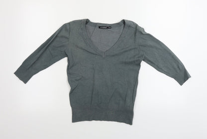 Womens UK Size 10 Atmosphere Grey Pullover Jumper