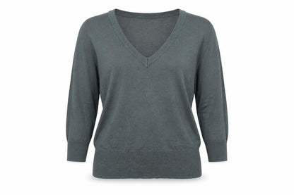 Womens UK Size 10 Atmosphere Grey Pullover Jumper