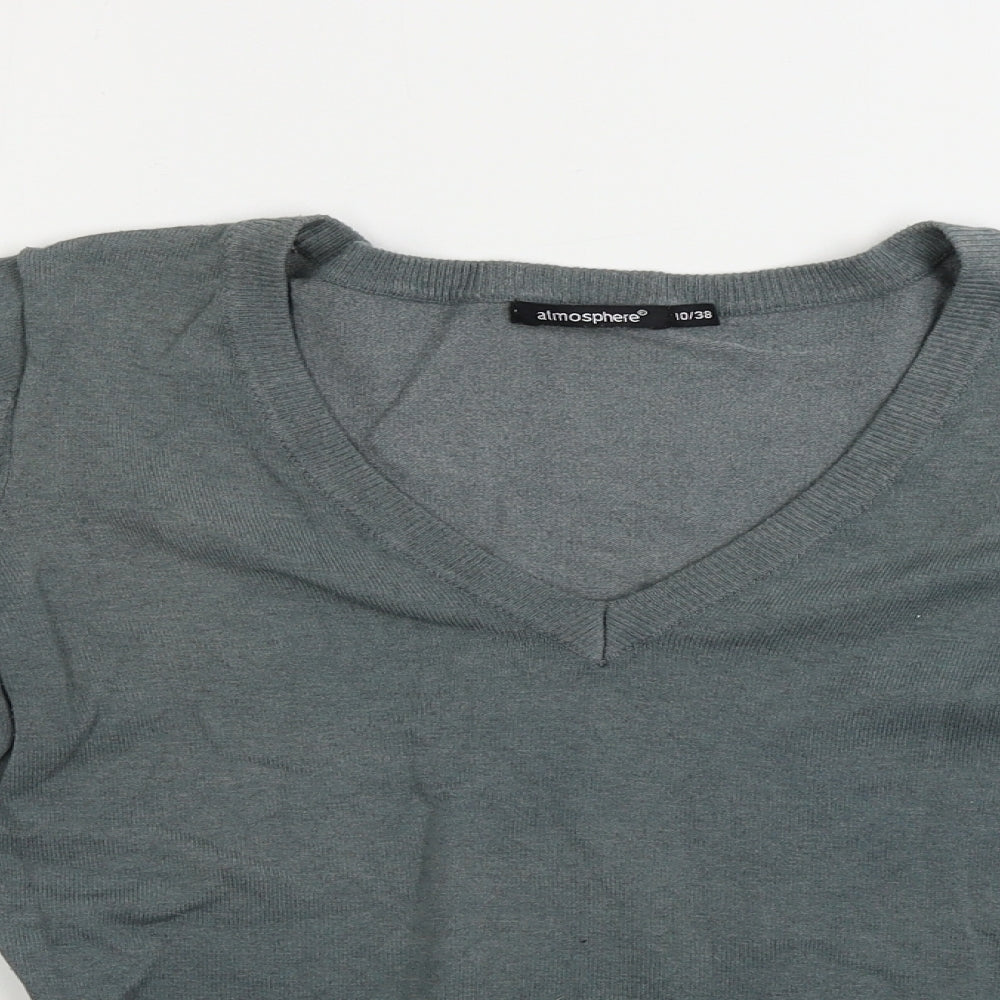 Womens UK Size 10 Atmosphere Grey Pullover Jumper