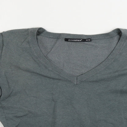 Womens UK Size 10 Atmosphere Grey Pullover Jumper