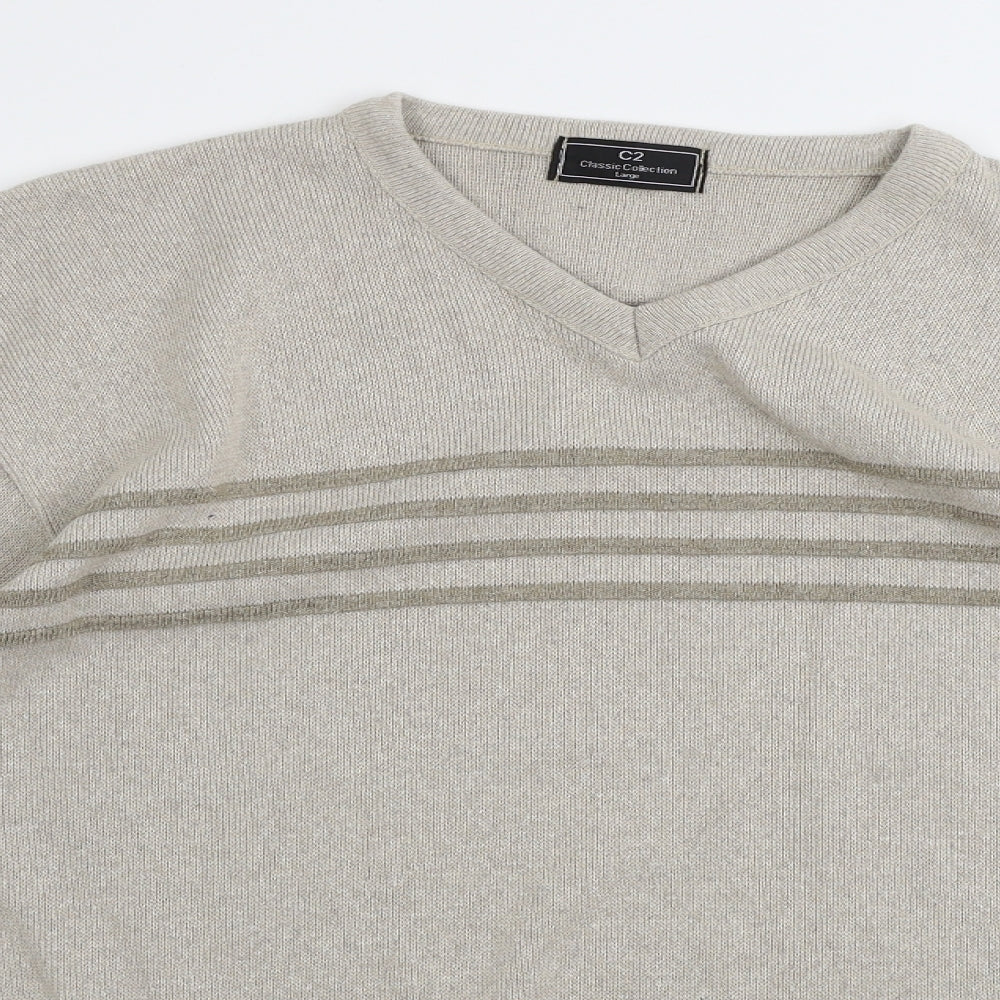 Classics Collection  Womens Beige   Pullover Jumper Size L
