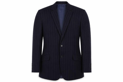 SW England  Mens Blue Striped  Jacket Blazer Size 42