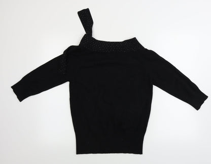 Equation  Womens Black   Pullover Jumper Size 16