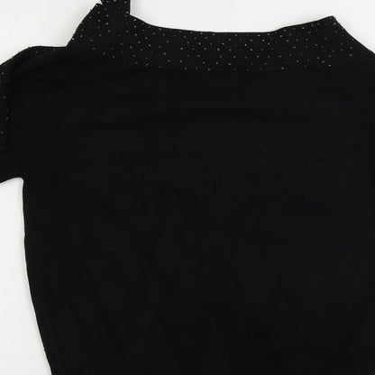 Equation  Womens Black   Pullover Jumper Size 16