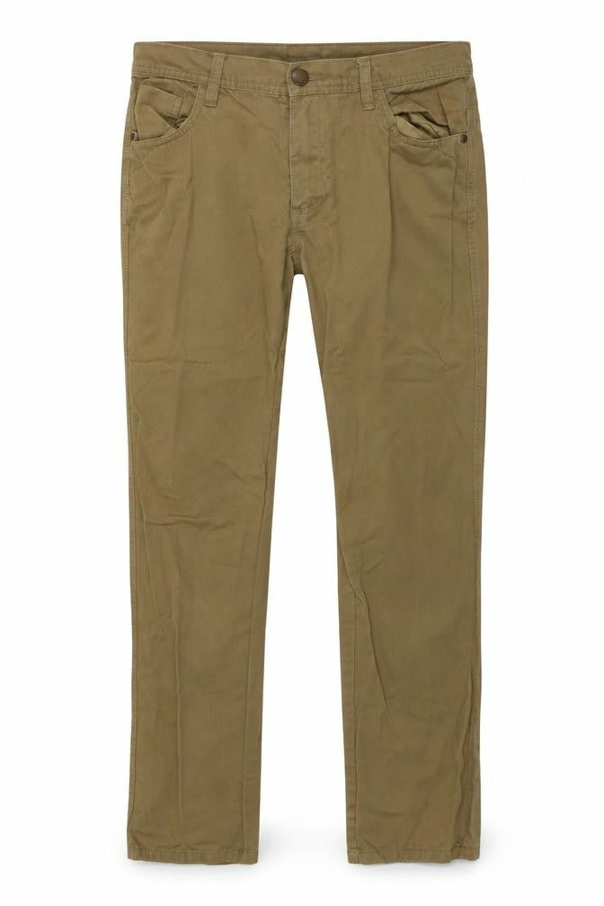 Mens UK Size 32 in industrialize Regular Fit  Brown Trousers