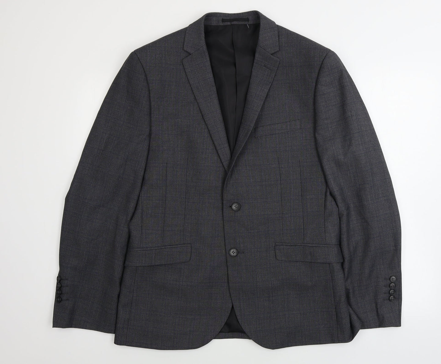 Mens UK Size 42 OneSix5ive Regular Grey Suit Jacket