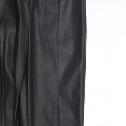 Reversed Womens Black   Jegging Trousers Size 8 L31 in