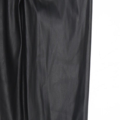 Reversed Womens Black   Jegging Trousers Size 8 L31 in