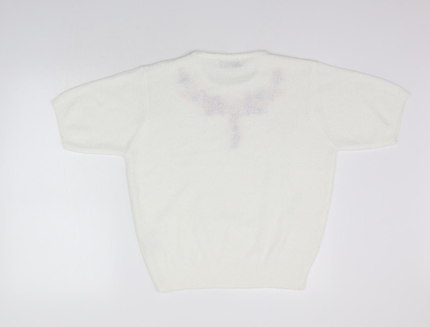 EWM Womens White   Pullover Jumper Size M