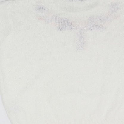 EWM Womens White   Pullover Jumper Size M