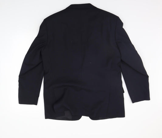 Mens UK Size S Harewood Regular Blue Suit Jacket