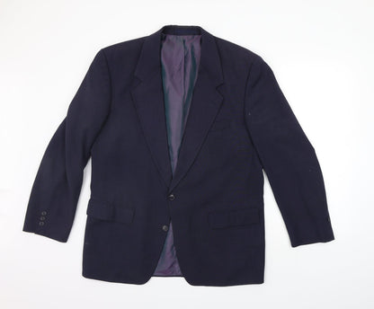 Mens UK Size 40 George Arthur Dunn Regular Blue Suit Jacket