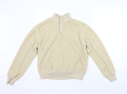 Womens UK Size 8 Topshop Beige Pullover Jumper
