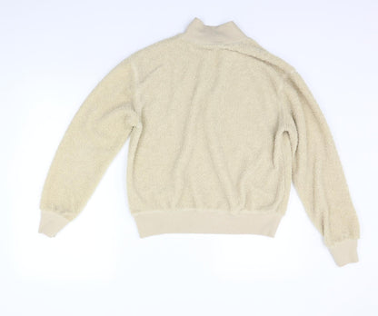 Womens UK Size 8 Topshop Beige Pullover Jumper