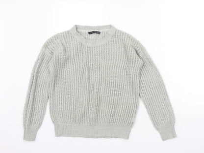 Womens UK Size 6 Atmosphere Grey Pullover Jumper