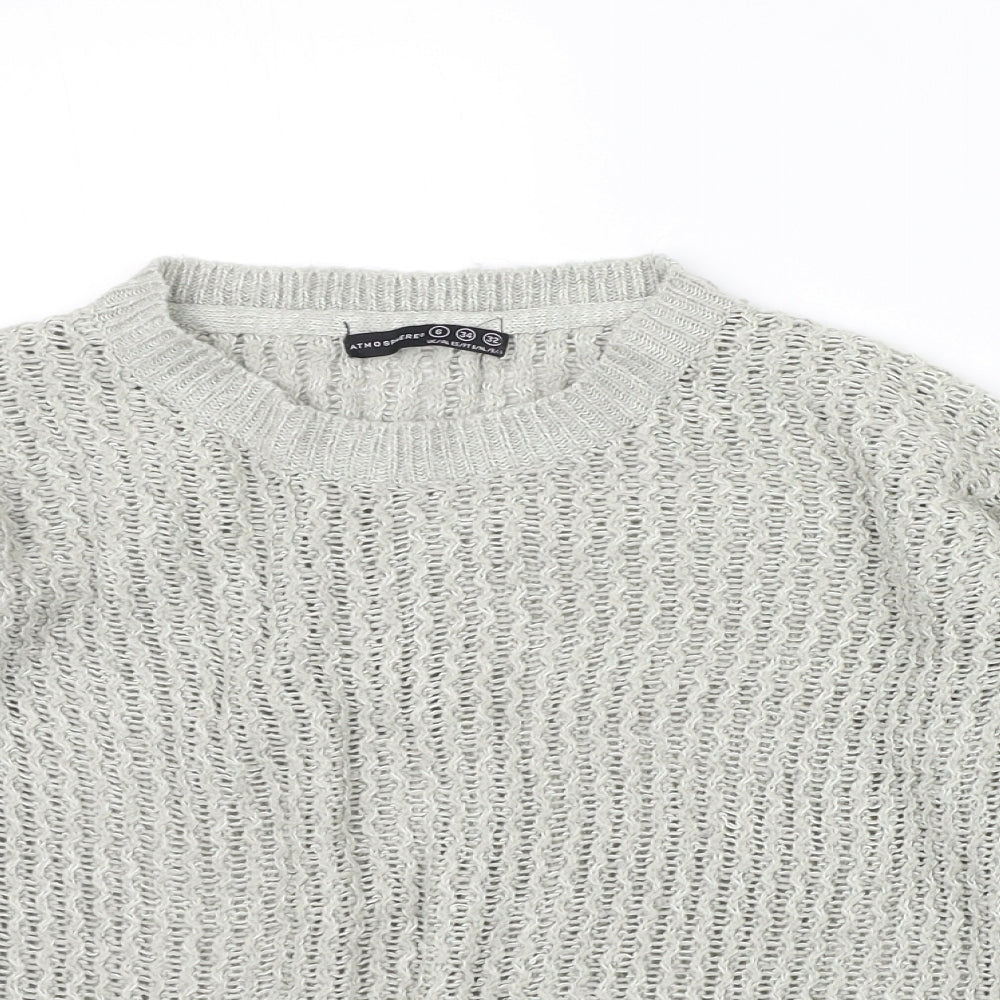 Womens UK Size 6 Atmosphere Grey Pullover Jumper