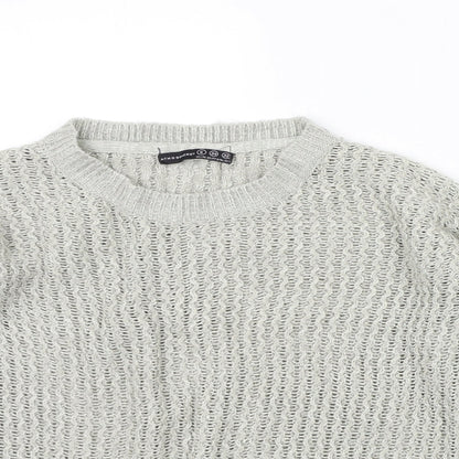 Womens UK Size 6 Atmosphere Grey Pullover Jumper