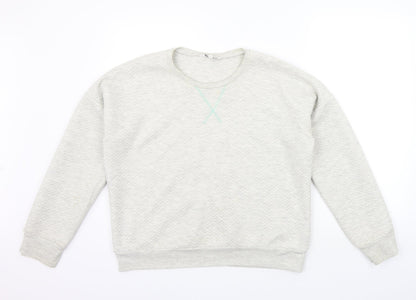 New Look Girls White   Pullover Jumper Size 14-15 Years  - washable mark