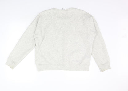 New Look Girls White   Pullover Jumper Size 14-15 Years  - washable mark
