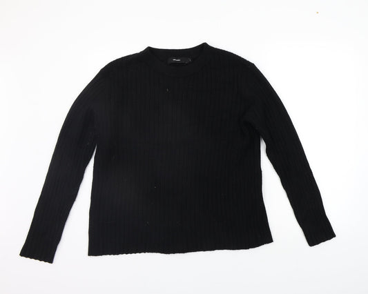 VERO MODA Mens Black   Pullover Jumper Size L