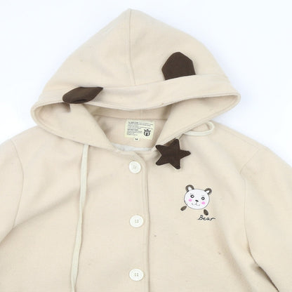 v-beom Womens Beige   Jacket Coat Size M