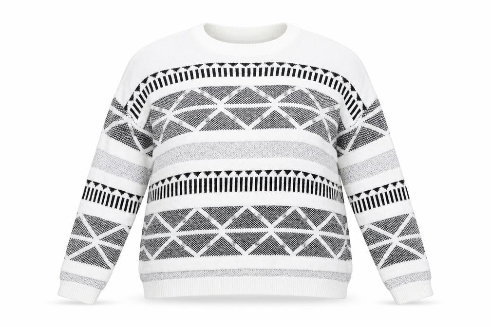 Womens UK Size 14 F&F White Pullover Jumper