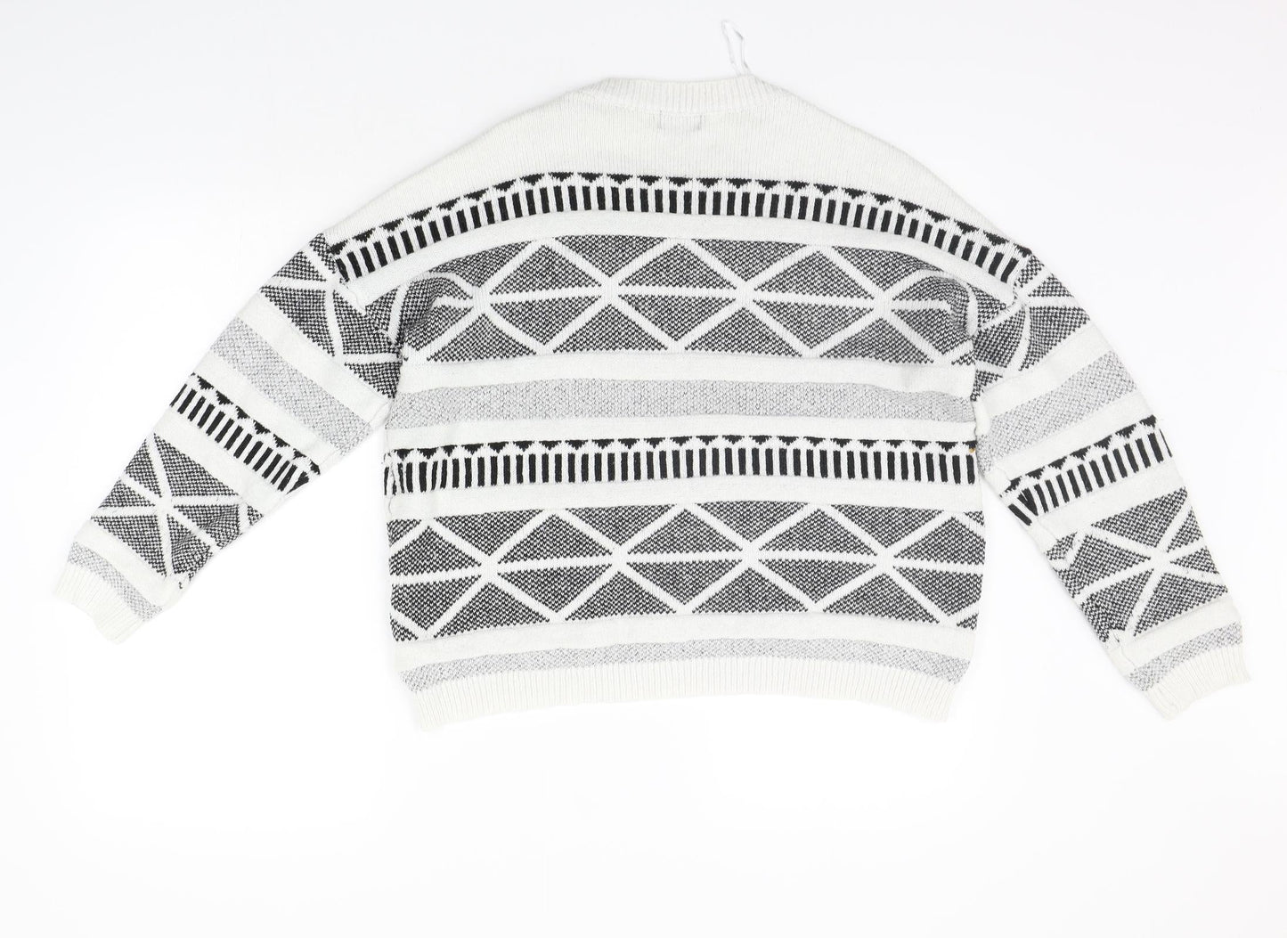 Womens UK Size 14 F&F White Pullover Jumper