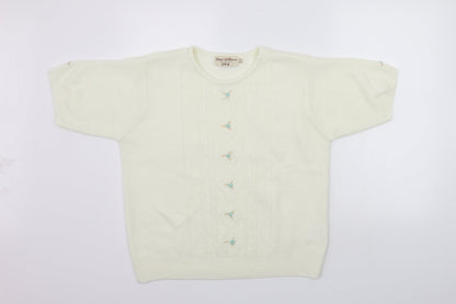 EWM Womens White   Pullover Jumper Size M