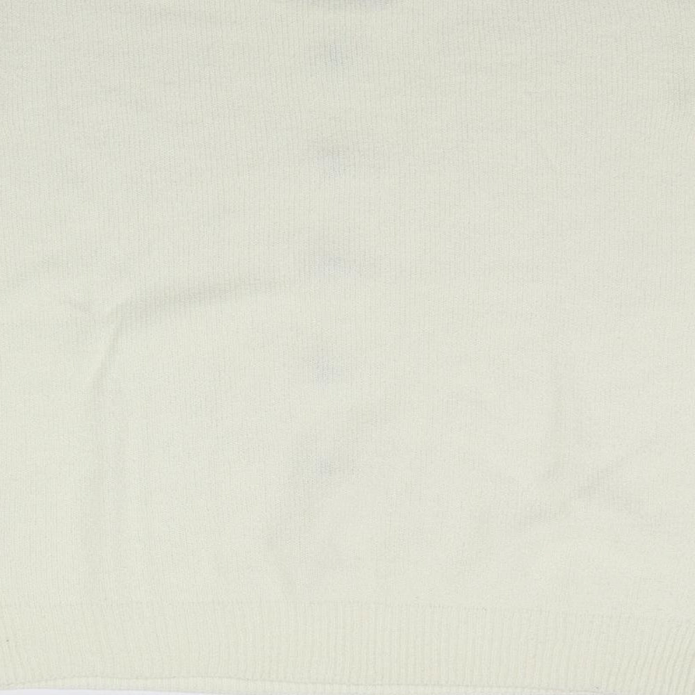 EWM Womens White   Pullover Jumper Size M