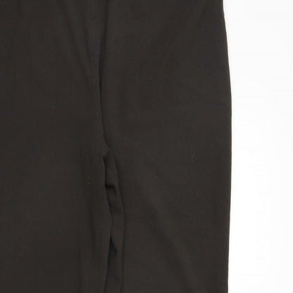 Simply Stock Shop Womens Brown   Trousers  Size 22 L26 in - Elastic Waist Band