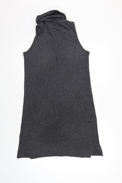 New Look Womens Grey   Jumper Dress  Size 10