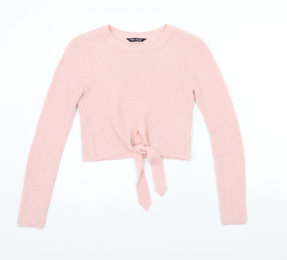 Womens UK Size 8 Select Pink Pullover Jumper