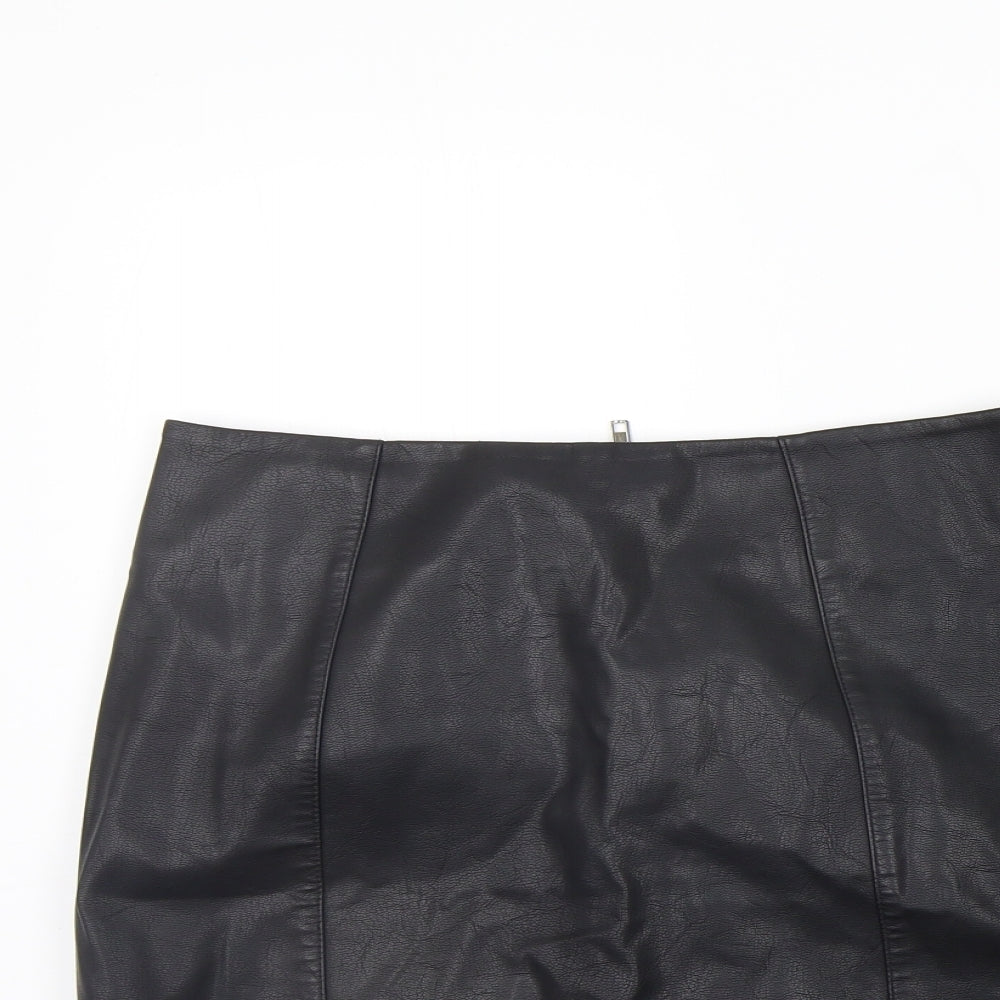 New Look Womens Black   A-Line Skirt Size 8