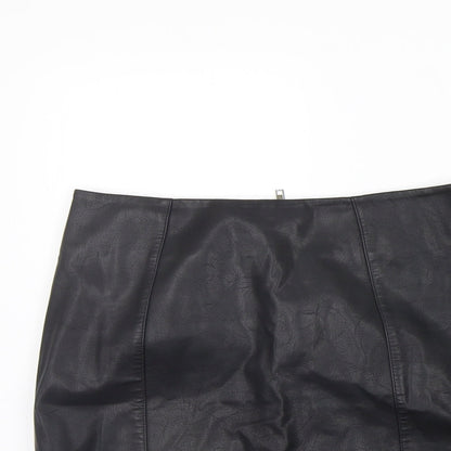 New Look Womens Black   A-Line Skirt Size 8