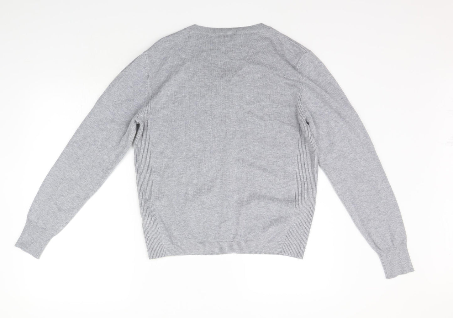Womens UK Size 16 Papaya Grey Cardigan Jumper