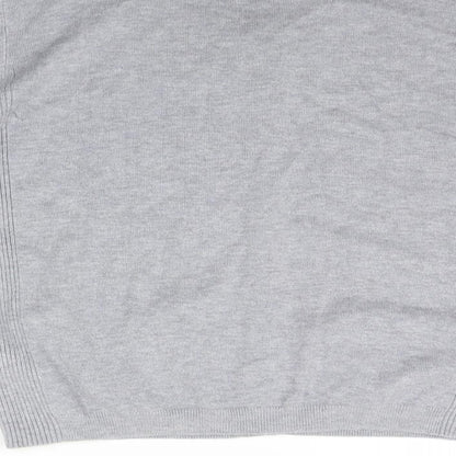 Womens UK Size 16 Papaya Grey Cardigan Jumper