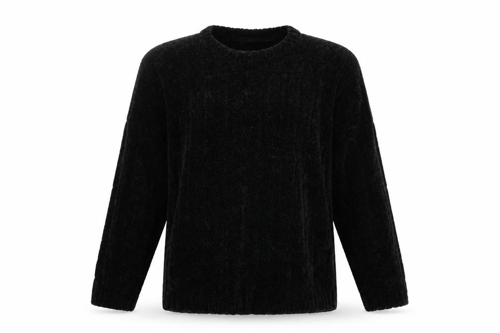 Classics Collection Womens Black   Pullover Jumper One Size
