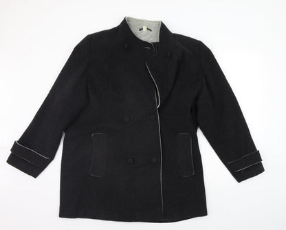 Womens UK Size 16 Preworn Grey Trench Coat