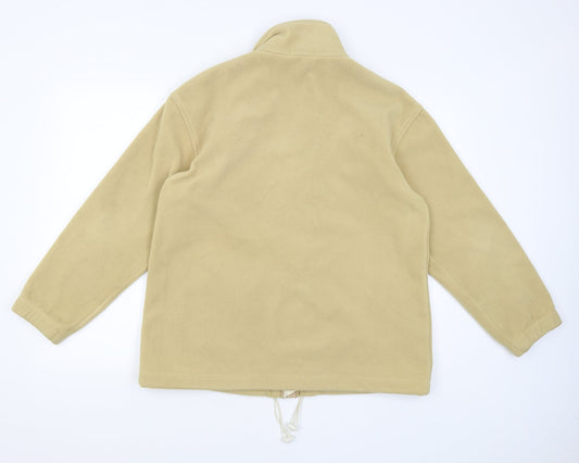 Womens UK Size 14 St Michael Yellow Full Zip Jumper
