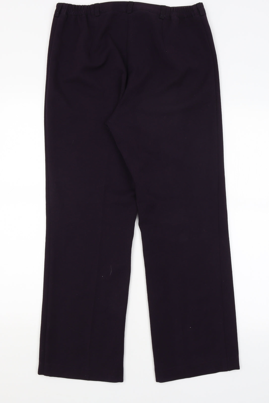 Womens UK Size 10 Annabelle Regular Fit Dress Pants Purple Trousers