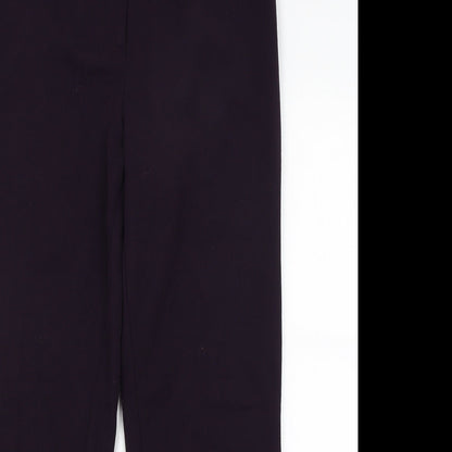 Womens UK Size 10 Annabelle Regular Fit Dress Pants Purple Trousers